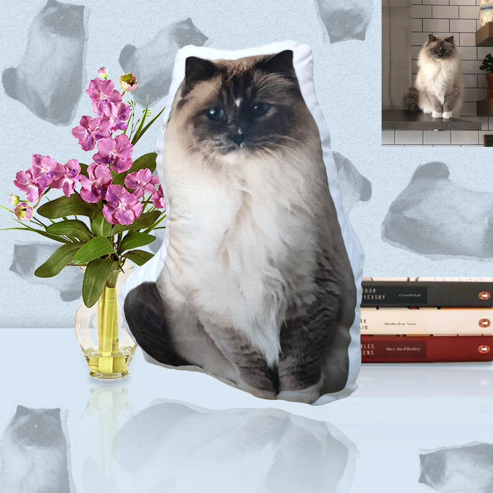 Customizable shaped pillows, use pet photos to customize meaningful pillows