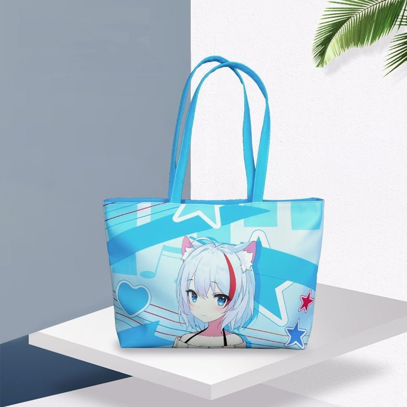 Customized canvas bag, can be used with pets, animation, star photos, is the best gift for friends and family