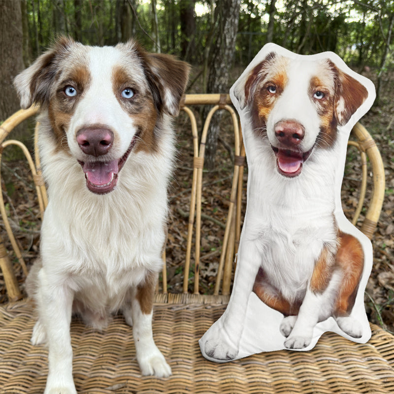 Customizable shaped pillows, use pet photos to customize meaningful pillows