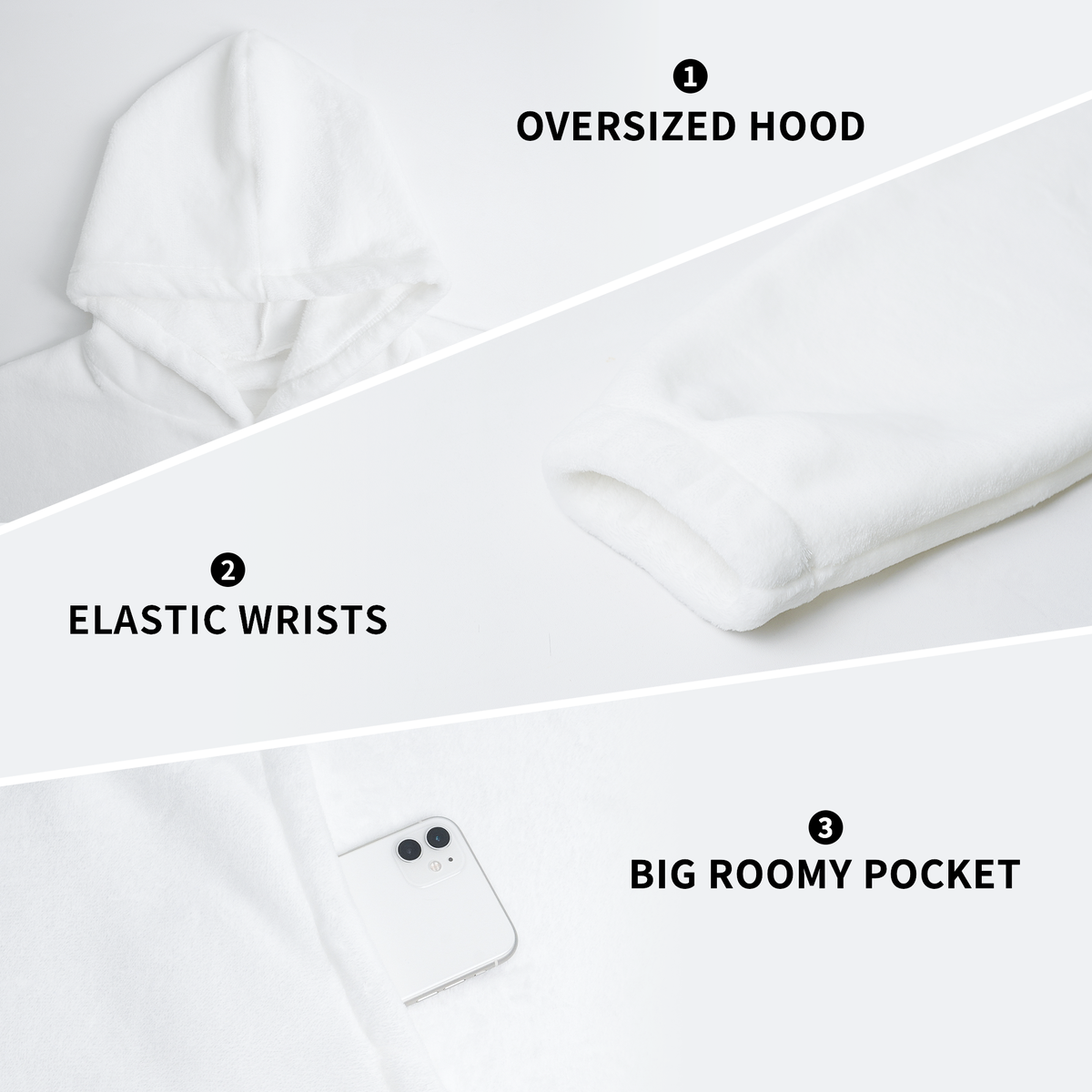 Customizable Adult Flannel Hooded Blanket Shirt / Wearable Blanket