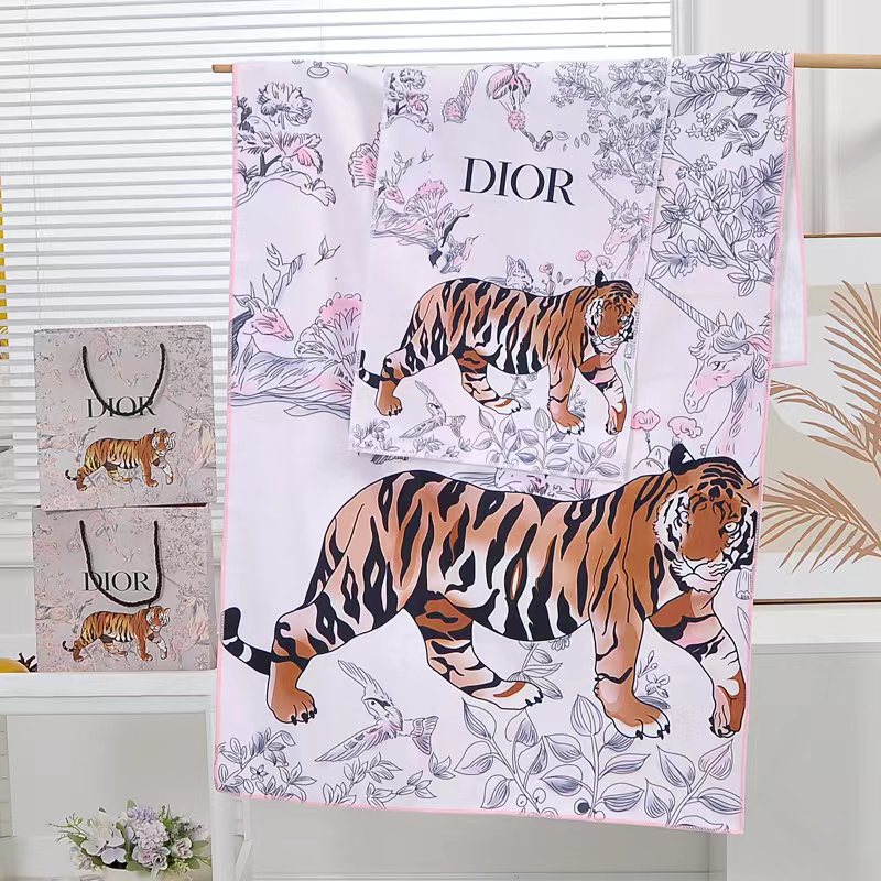 Towel bath towel luxury fashion exquisite Hermes embroidery