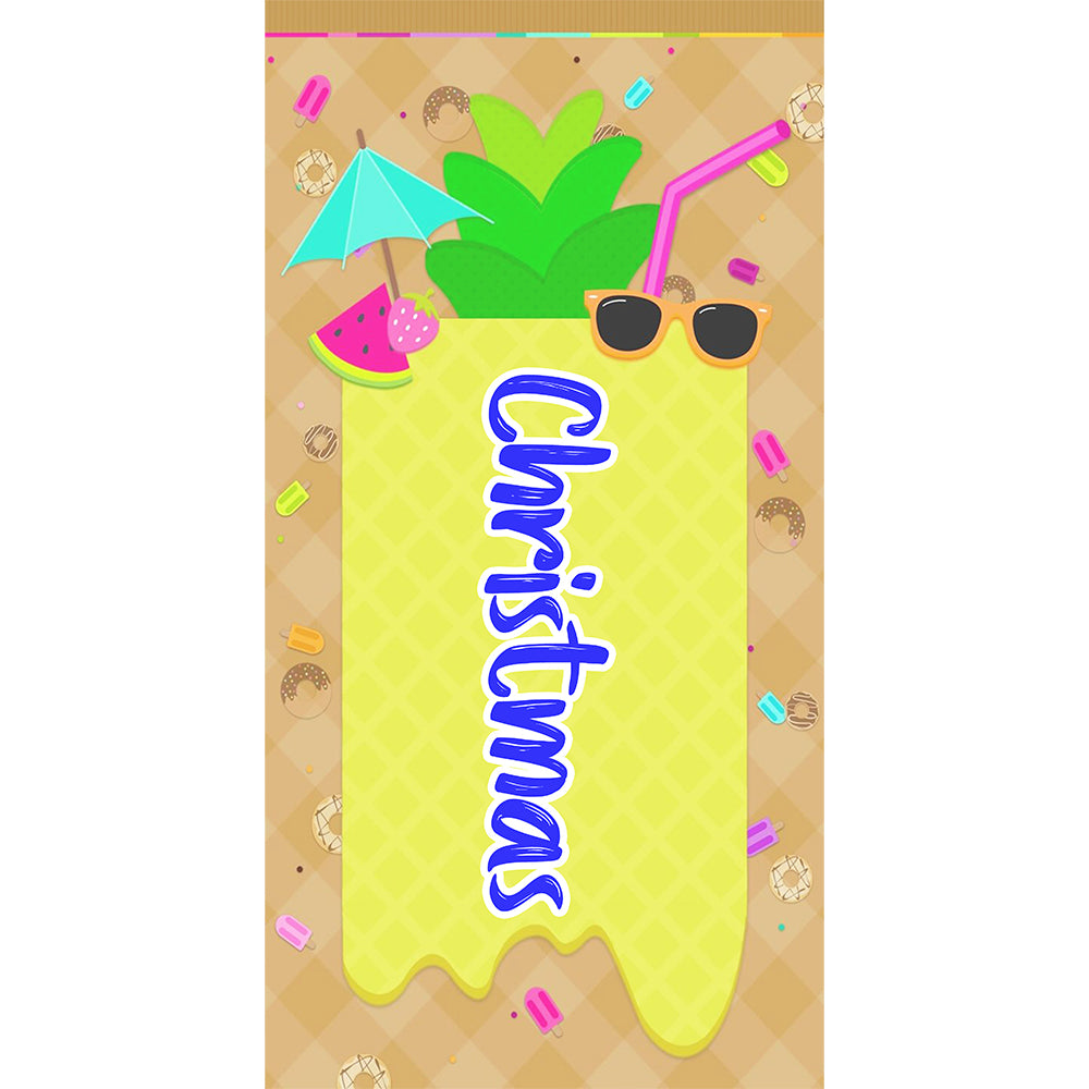 Personalized Name Beach Towel for Women Adult Gifts