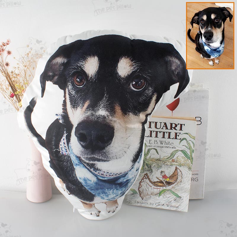 Customize The Pillow with A Photo of Your Pet and Let Your Pet Accompany You All The Time