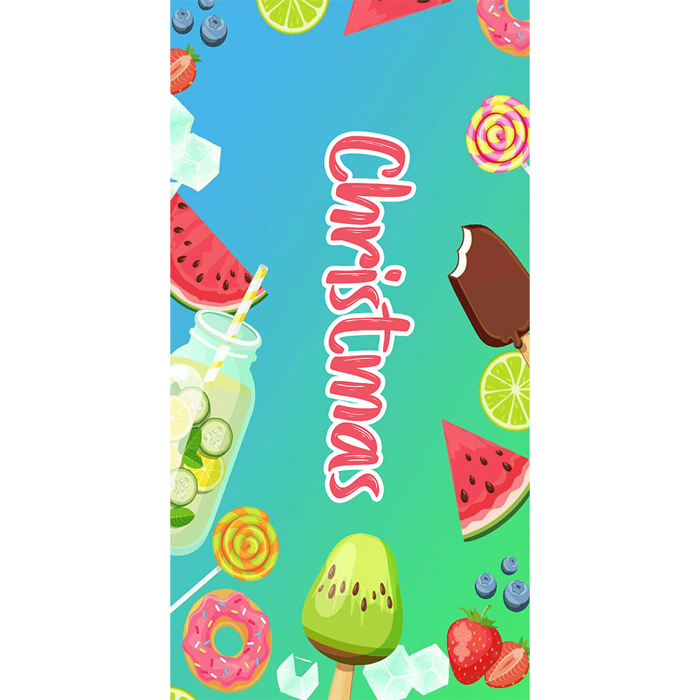 Personalized Name Beach Towel for Women Adult Gifts