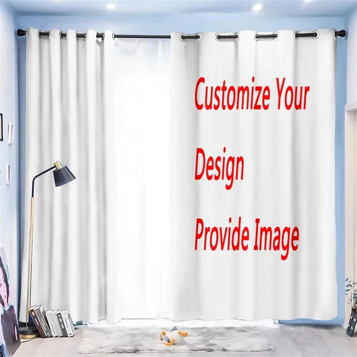 Custom Photo Curtain Personalized Blackout Windows Curtain for Bedroom Living Room Hotel Decor 2 Panel