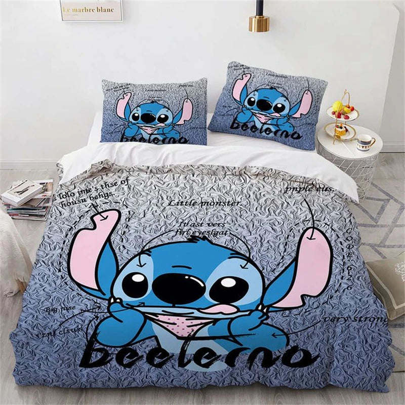 Duvet Cover New Design Stitch&lilo Bedding Set Adult Boy Girl Bedroom Decoration Children Holiday Gift Single Double Large Size