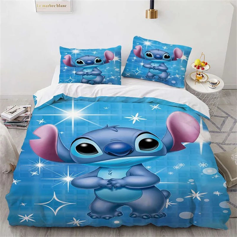 Duvet Cover New Design Stitch&lilo Bedding Set Adult Boy Girl Bedroom Decoration Children Holiday Gift Single Double Large Size