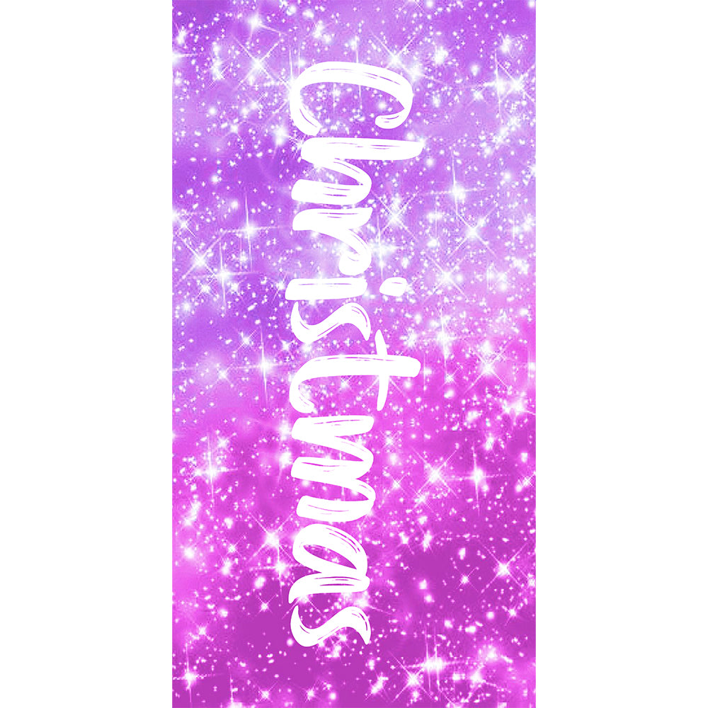 Colorful Sparkling Personalized Name Beach Towel for Women Adult Gifts