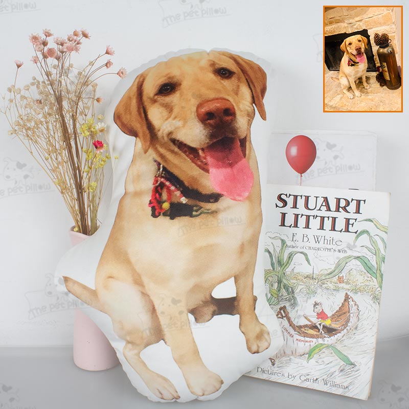 Customize The Pillow with A Photo of Your Pet and Let Your Pet Accompany You All The Time