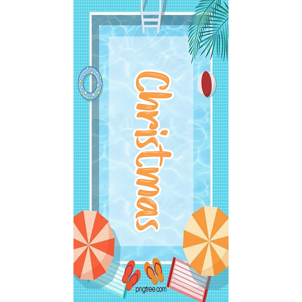 Personalized Name Beach Towel for Women Adult Gifts
