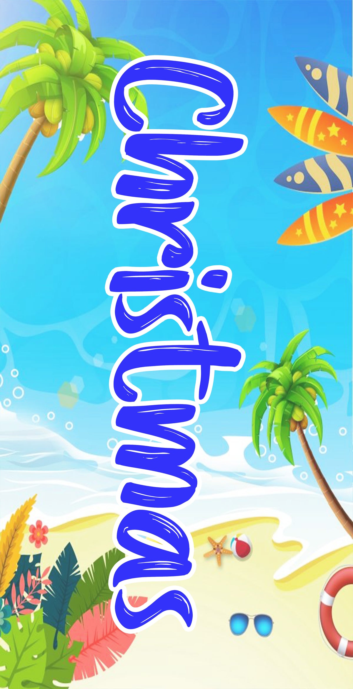 Personalized Name Beach Towel for Women Adult Gifts